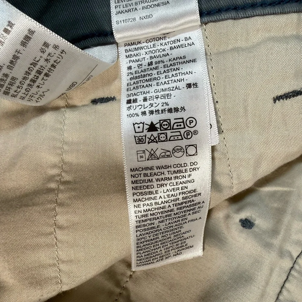 Levi's XX Chino Standard Taper Pants Men's Size 36x29 Gray Medium Wash